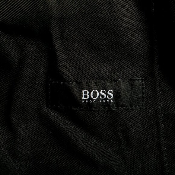 Hugo Boss Men's "Banks_RET" 100% Wool Gray Flat Front Pants US 38R IT 54 - Picture 4 of 5